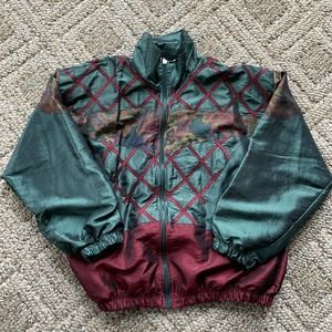Vintage Great Cavalier by St. Paul Women's Tracksuit jacket Green XL windbreaker